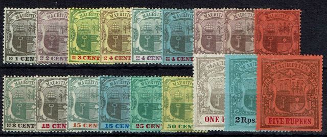 Image of Mauritius SG 138/55 MM British Commonwealth Stamp